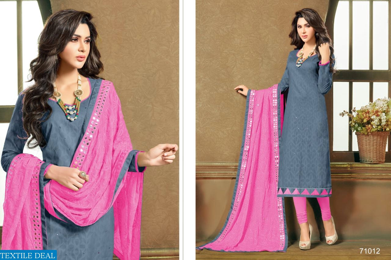 brezzer vol1 Wholesale pure cotton indian ladies Suits textiledeal.in